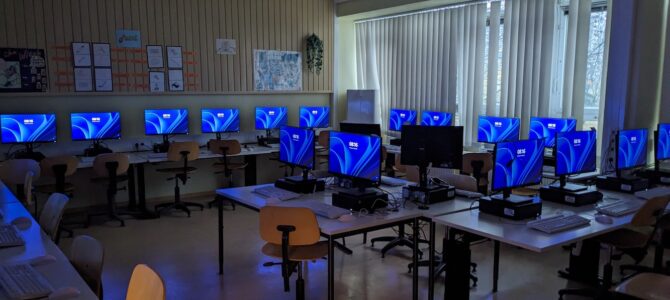 Computerraum der Peter-Pan-Grundschule erhält neue Ausstattung